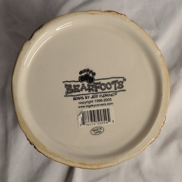big sky carvers 5 cup canister bearfoots jeff fleming (332w) - Picture 2 of 14